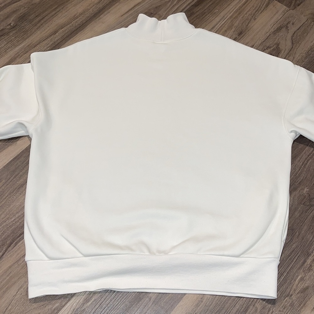 Fabletics Cream Mock Neck Pullover - image 4